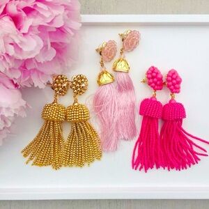 BRAND NEW! Lisi Lerch Gold Tassel Earrings! SOLD OUT ONLINE!